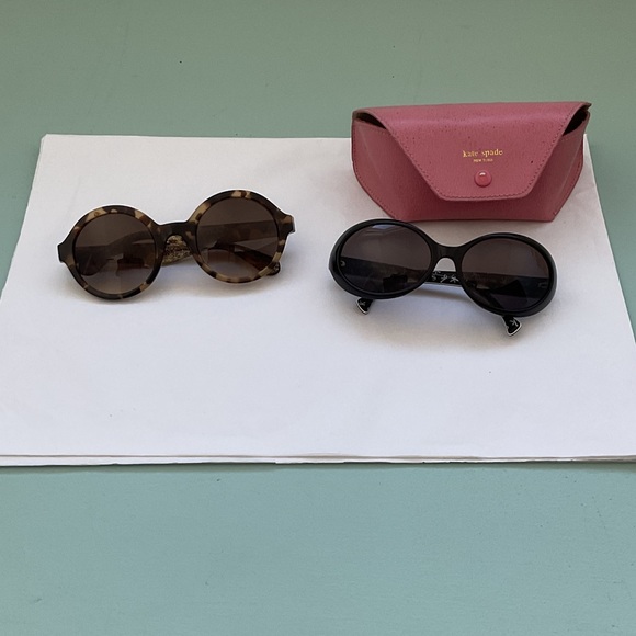 kate spade Accessories - Kate Spade New York Tortoise and Black Sunglasses Duo